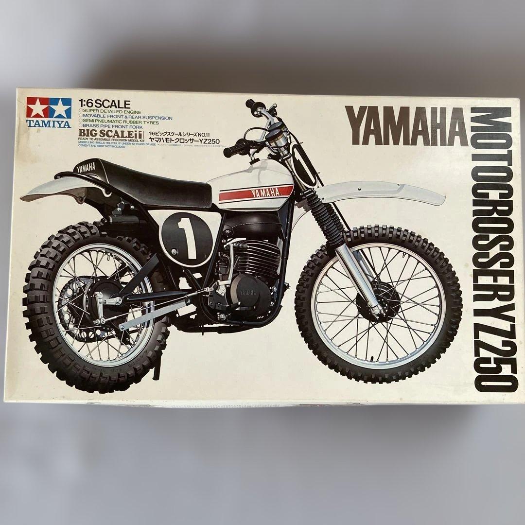 希少】タミヤ 1/6 ヤマハ モトクロッサー YZ250 訳あり