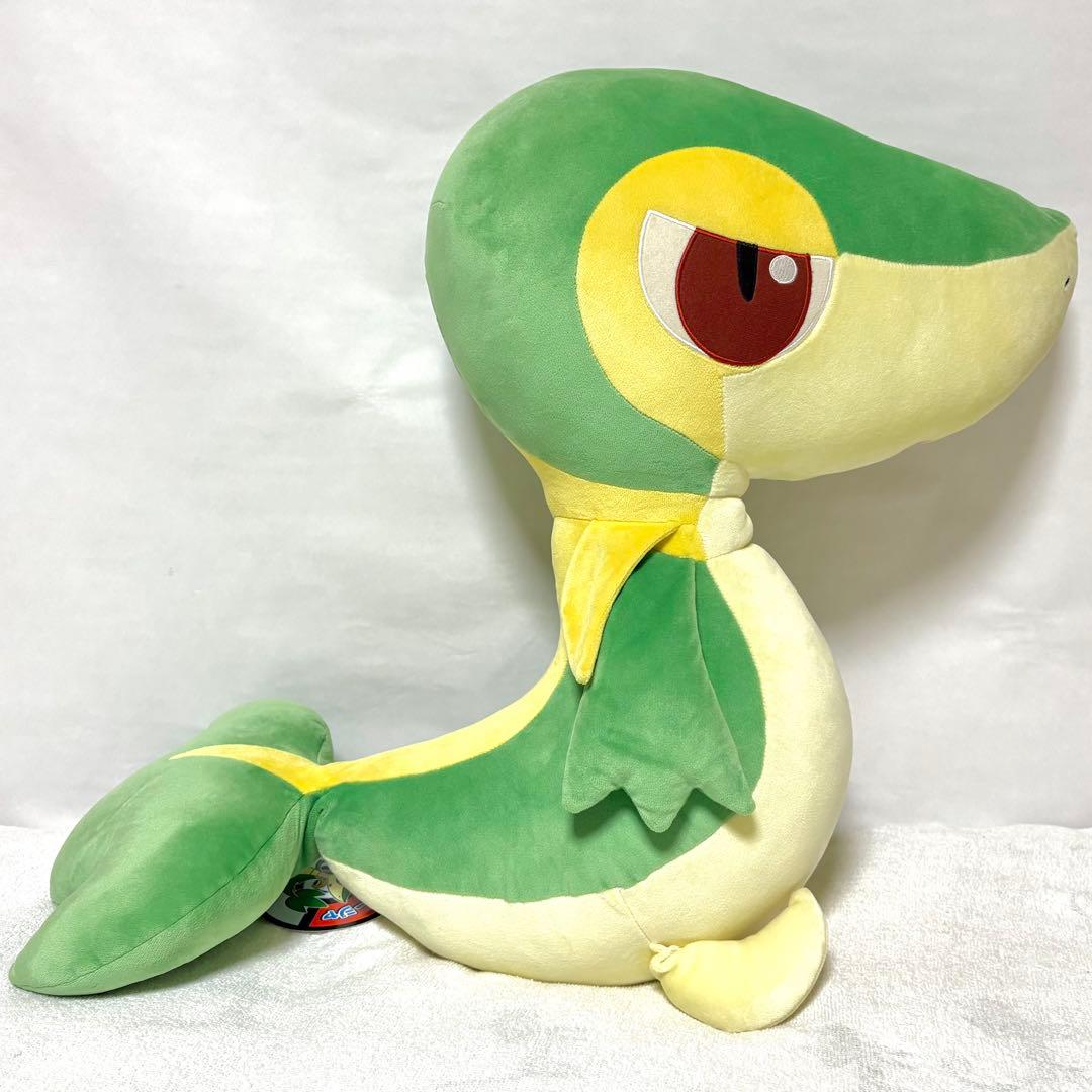 【タグ付き】 1/1 等身大 ツタージャ ぬいぐるみ ポケモンセンターオリジナル