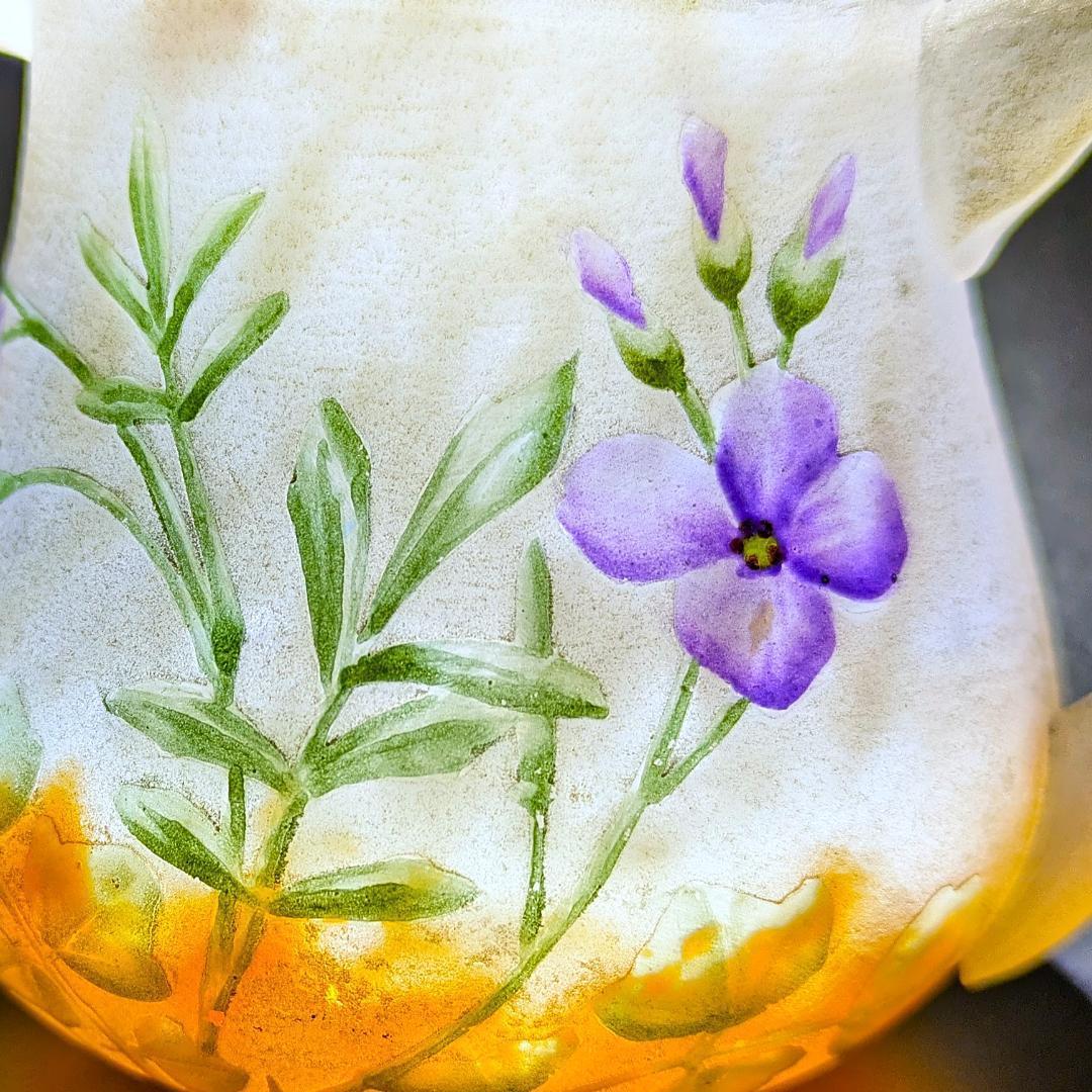 ドーム・ナンシー 夜明けの菫の情景 ミニチュア水差 超絶技巧 ジブレ