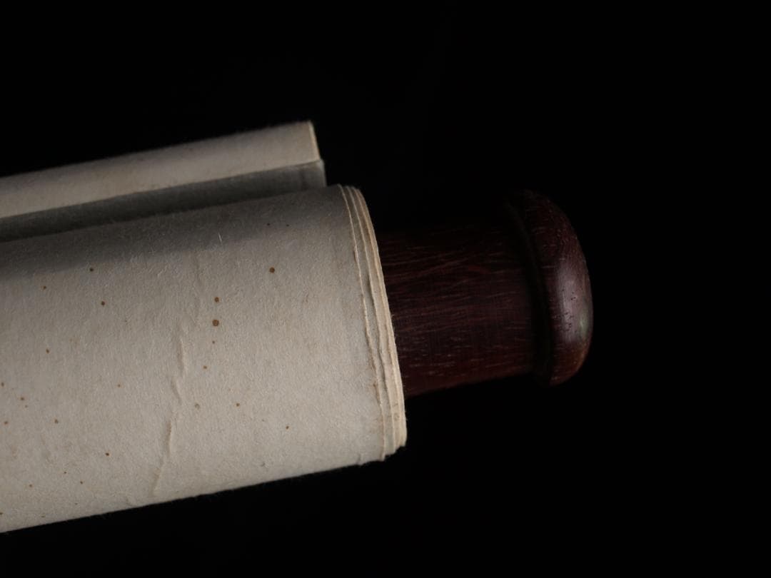 民間仕入れ品 中国近時代の掛軸 张大千作 肉筆絵 DE542A6-1