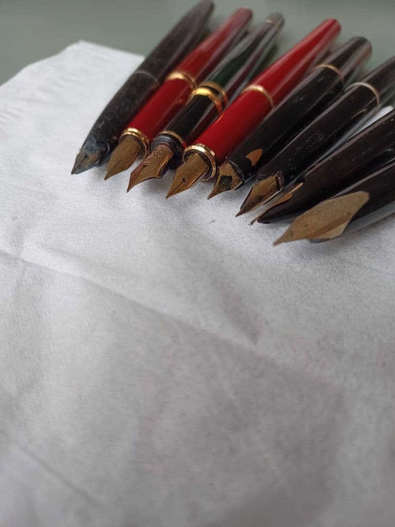 万年筆 14k など 8本 ジャンク まとめ レトロ 刻印あり