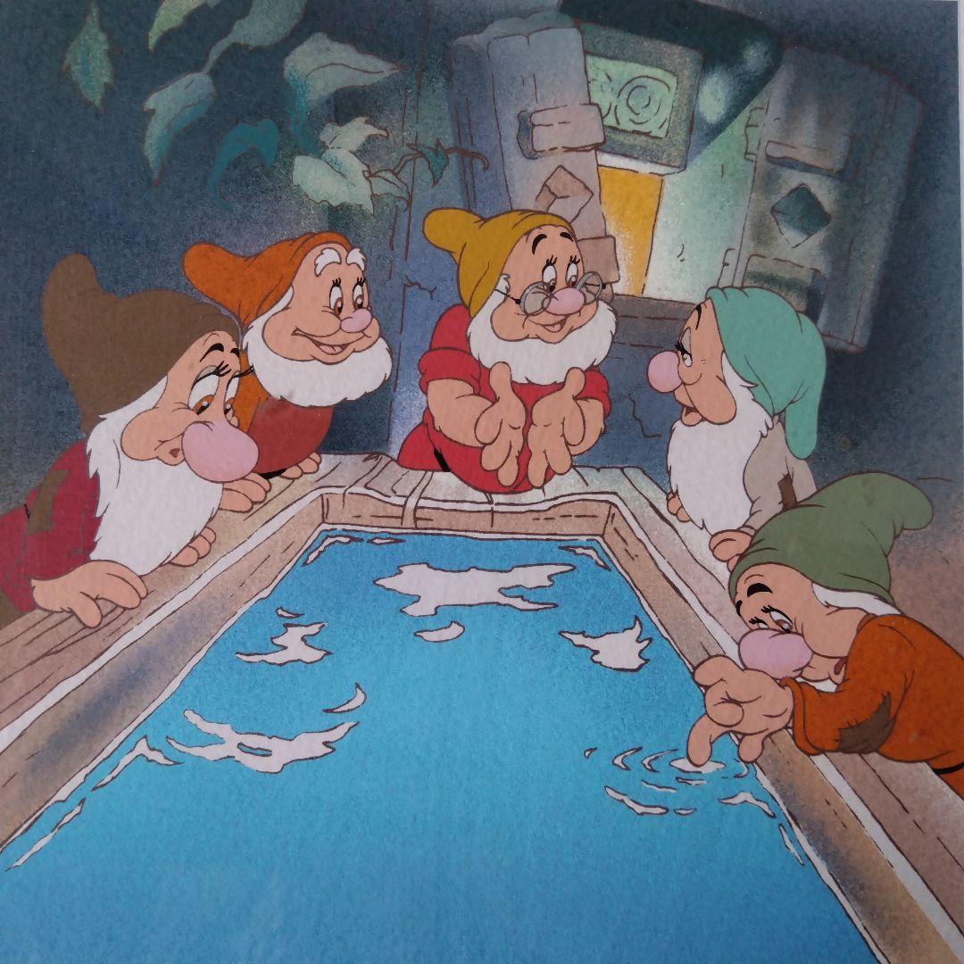 1994年 ディズニーアート 限定版 「白雪姫 7人の小人」シルク