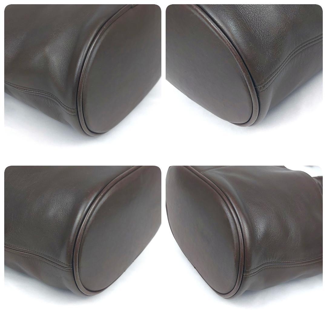 COACH コーチ オールドコーチ ショルダーバッグ 巾着型 USA製 ブラウン