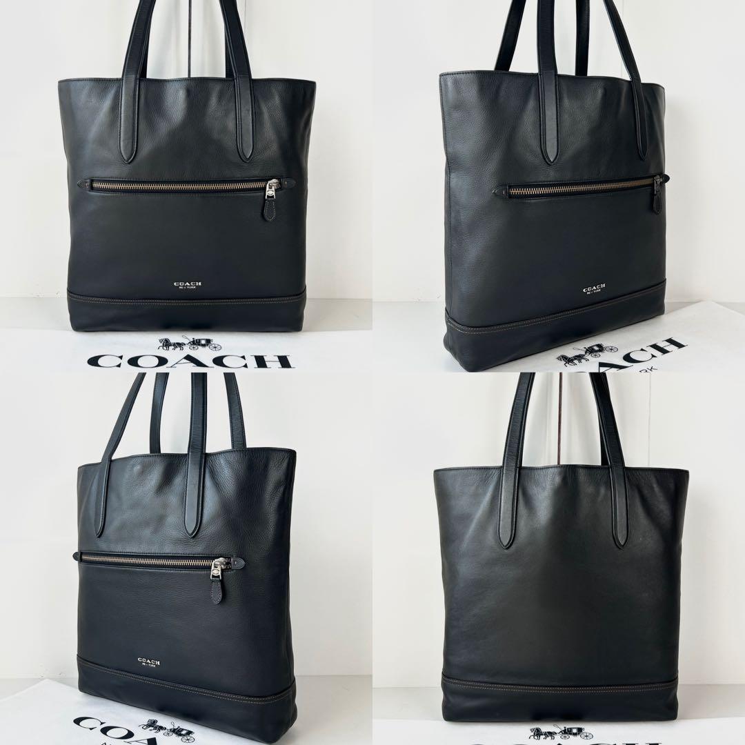 ✅【良品】定価4.9万　メンテ済み　コーチ　トートバッグ　ビジネスバッグ　レザー