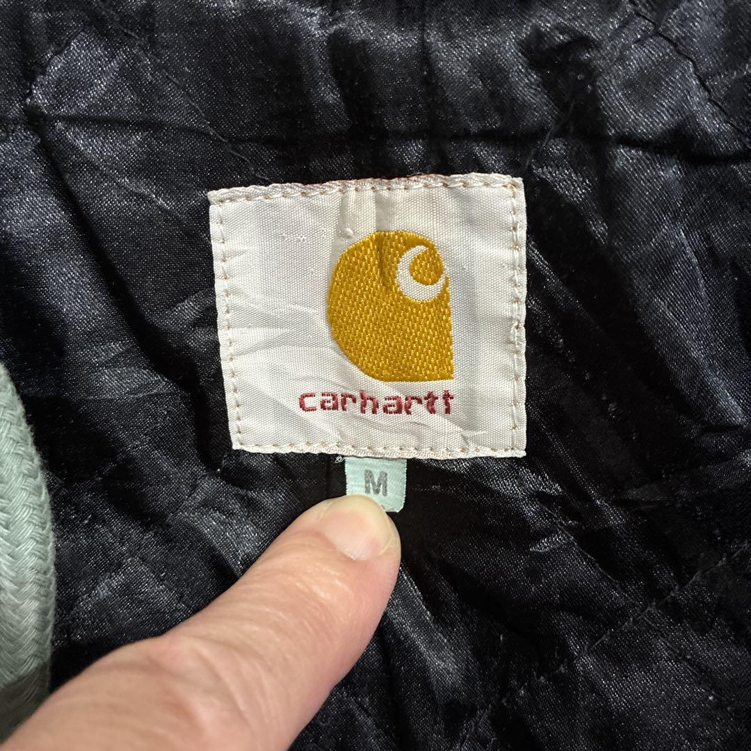 難あり❗️カーハート　リアルツリージャケット　M90sワンポイント刺繍ロゴ古着レア