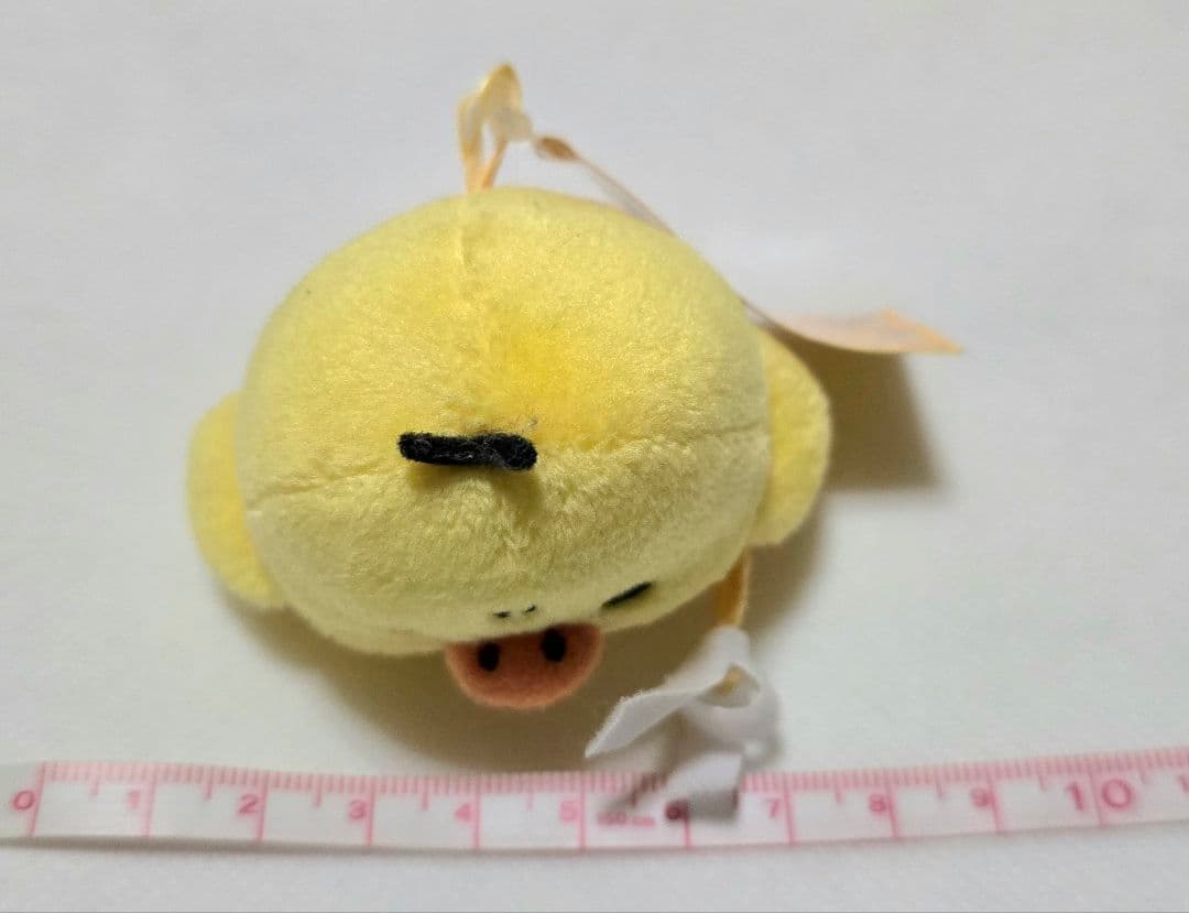 希少　キイロイトリ　てのりぬいぐるみ　はたき　リラックマ