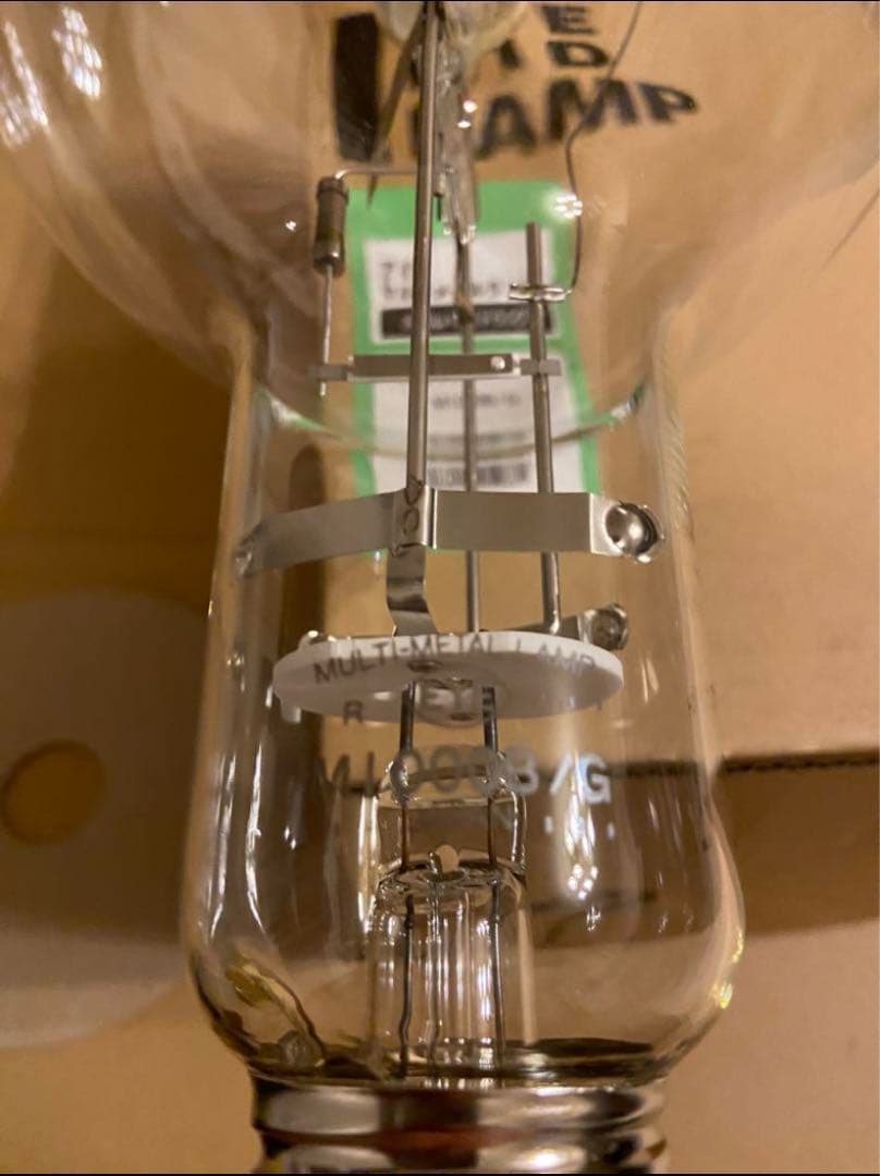 メタルハライドランプ高演色グリーンランプM400LE/G、未使用保管品です。