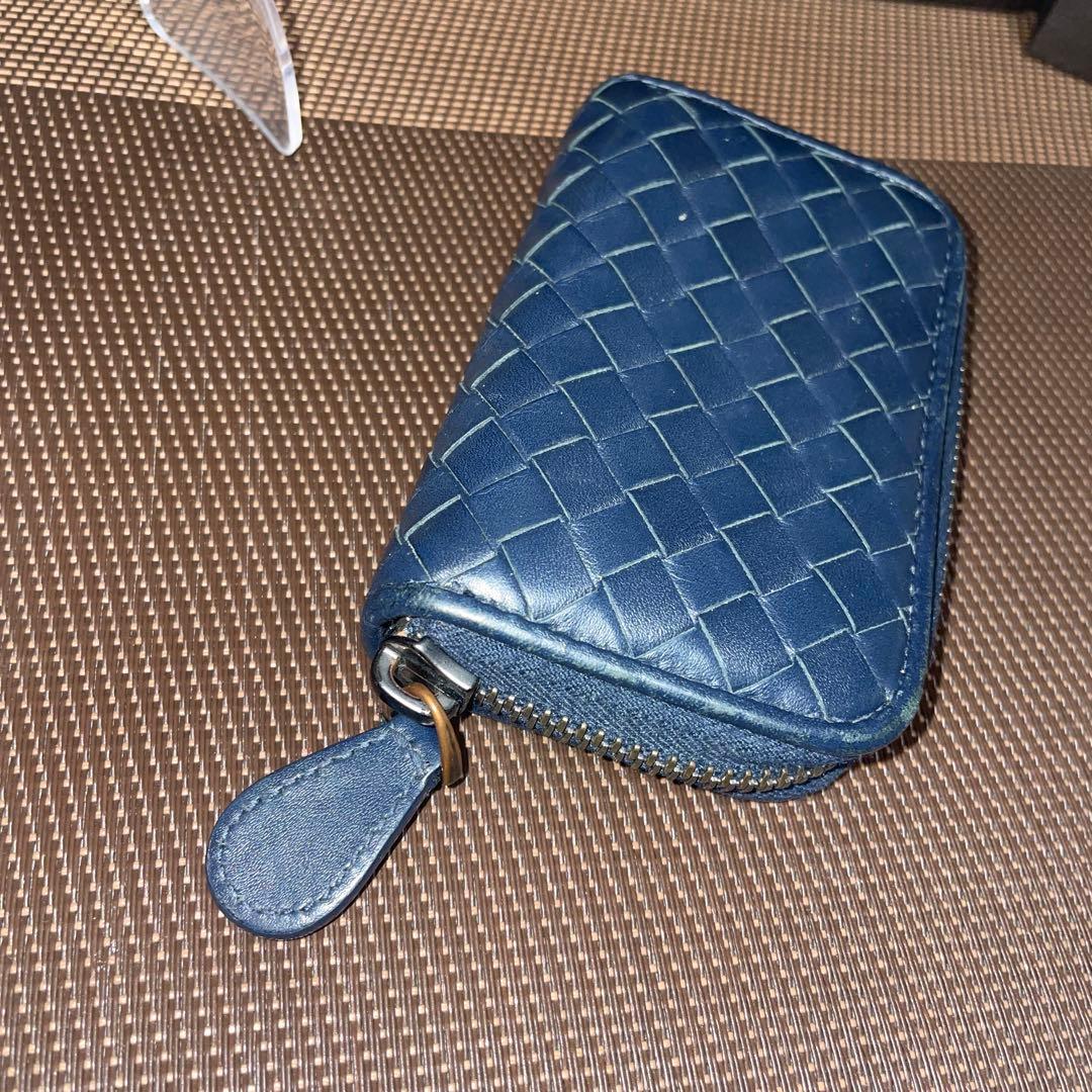 美品☆BOTTEGA VENETA ケース　ネイビー　正規品　ボッテガ