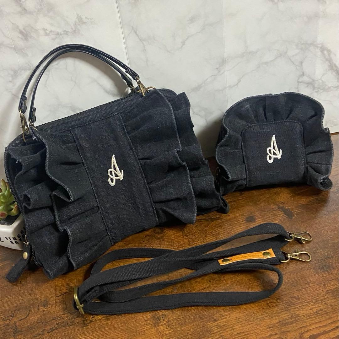 専用※Ｎｏ.48 デニムリメイク【コンパクト財布＆母子手帳ケース】ハンドメイド