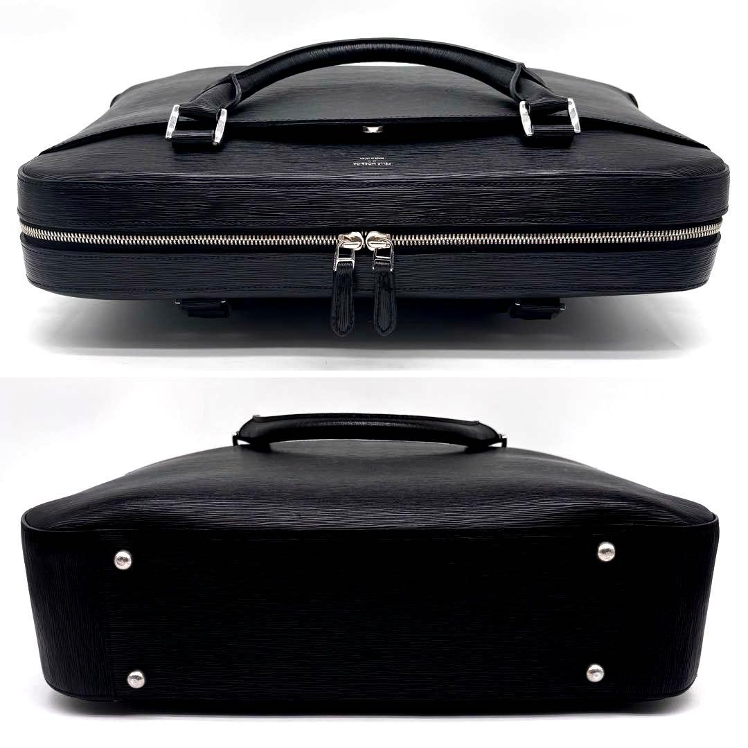 ✨極美品✨タグ付✨ペッレモルビダ　キャピターノ　2way　B4可　保存袋付き　黒