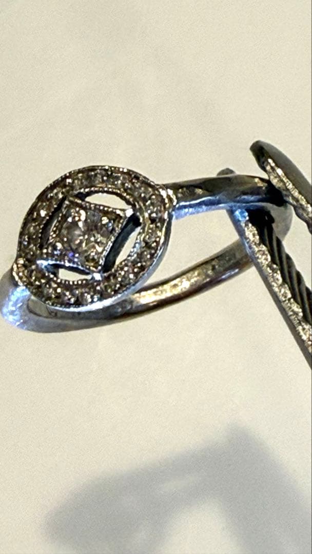 キャシーウォーターマンCathy Watermanプラチナダイアモンドリング1点