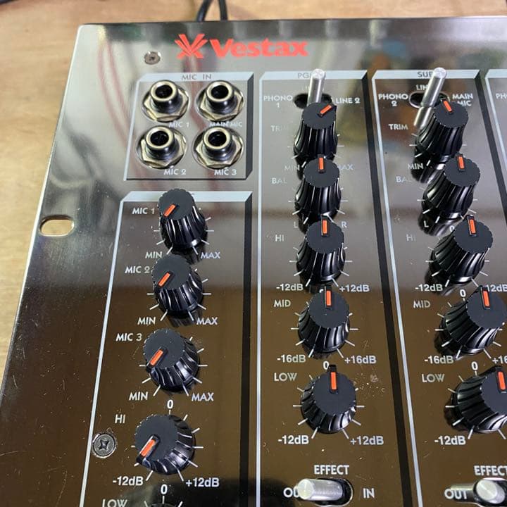 Vestax pmc 17A DJミキサー Vestax pmc 17A DJミキサー 音出確認済