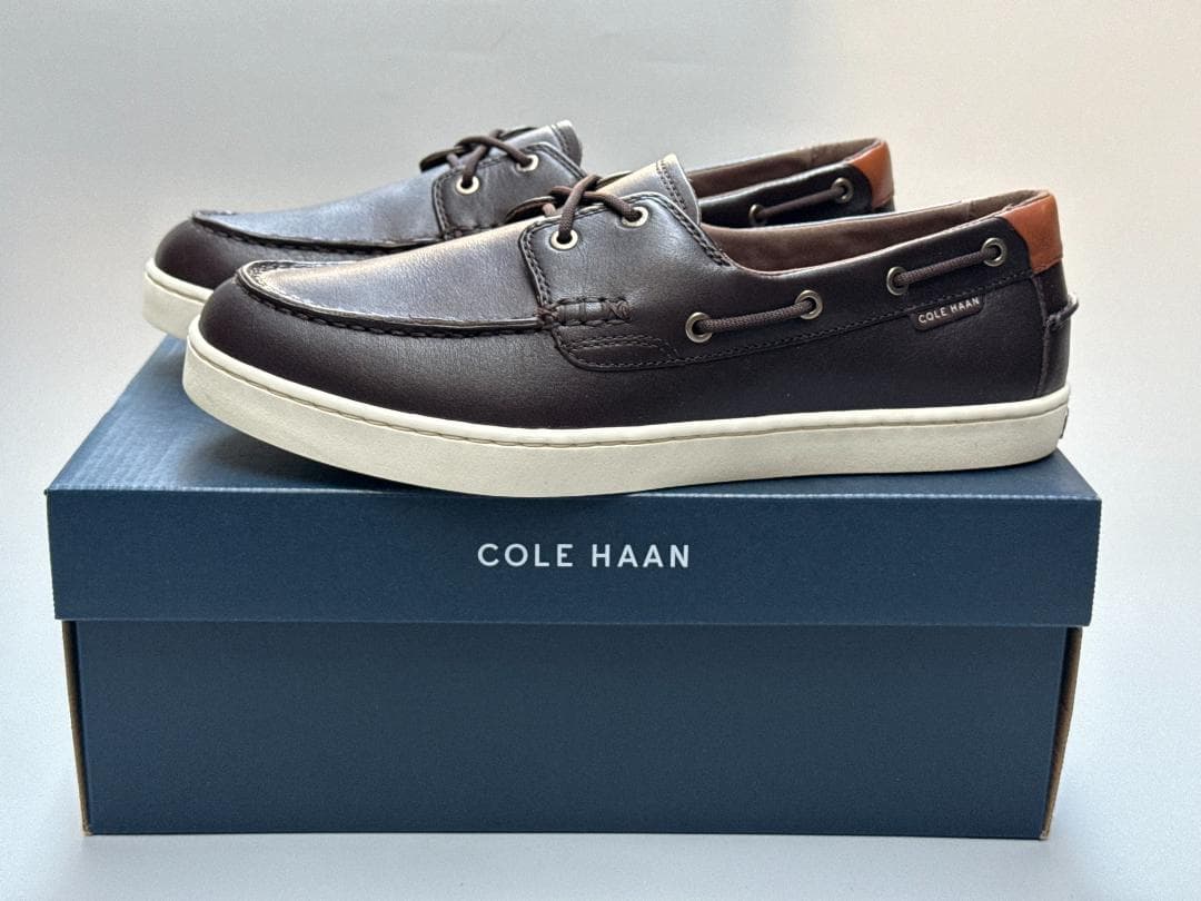 新品 25.5cm コールハーン ナンタケット ボートシューズ 定価37400円