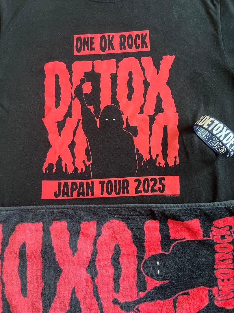 ONE OK ROCK DETOX TシャツMサイズ・リストバンド・タオルセット