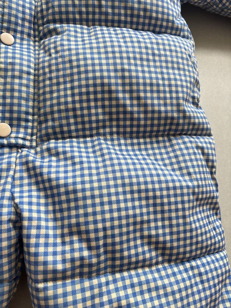 tinycottons VICHY PADDED OVERALL　4y