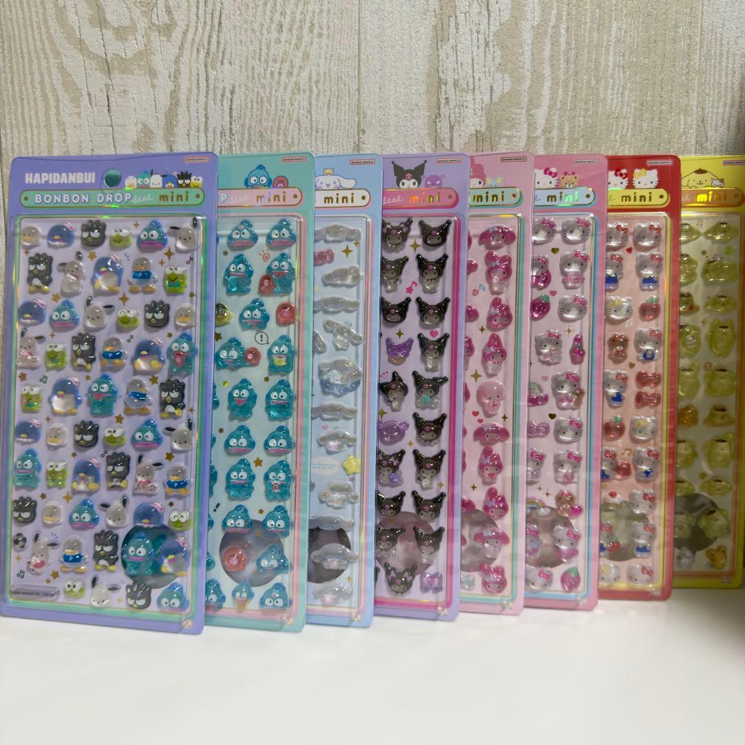 【正規品】ボンボンドロップシール　ミニ　サンリオ　はぴだんぶい
