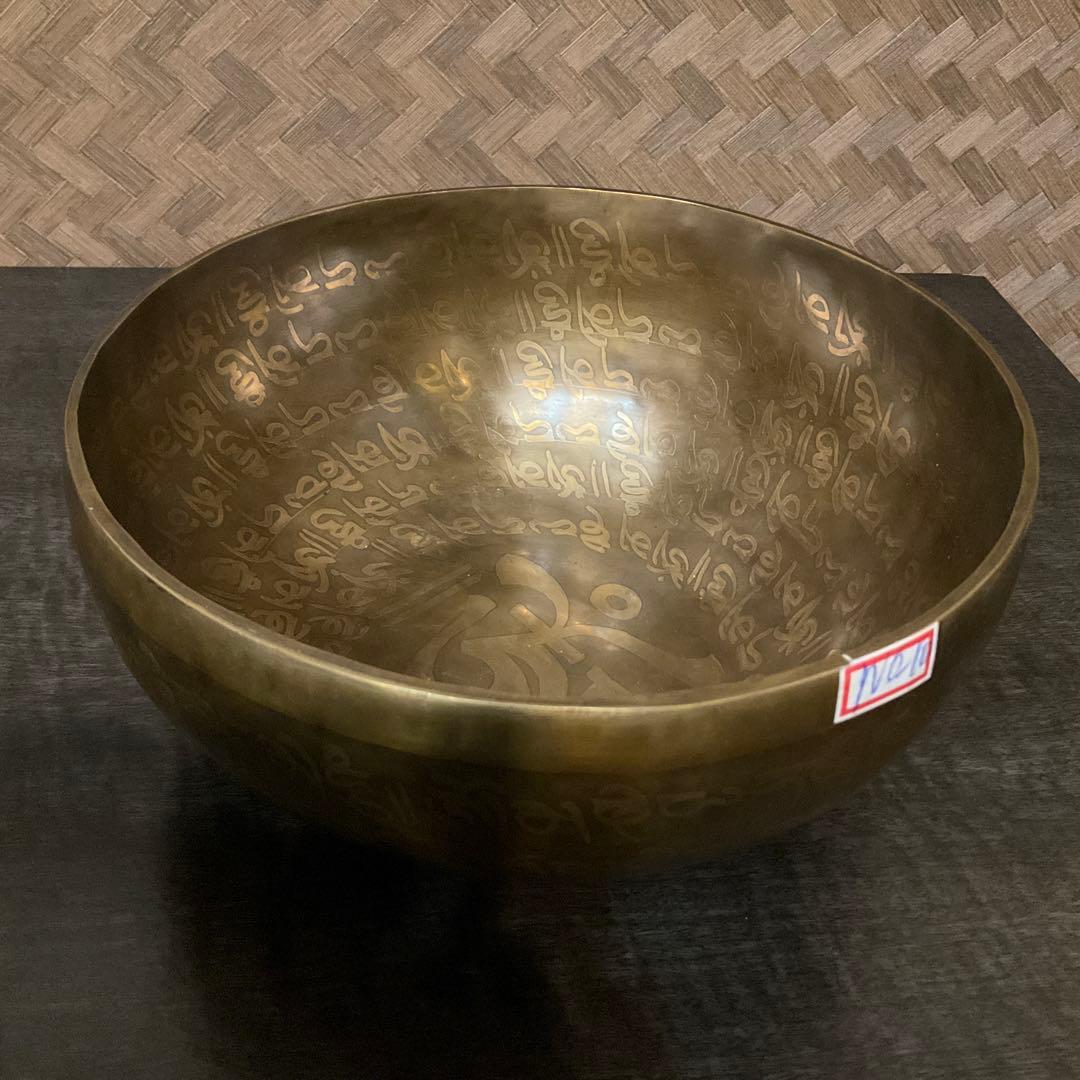 no10 チベット産 シンギングボウル 新品 チベタンボウル 22.5cmＡＵＭ