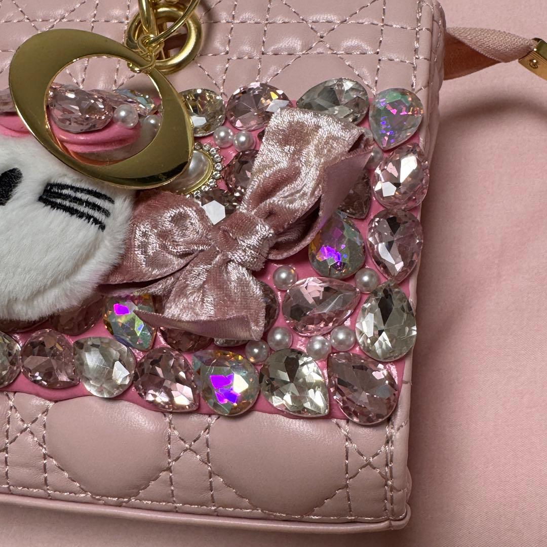 ハンドメイド　新品　ハローキティバッグ　カバン　キラキラストーン