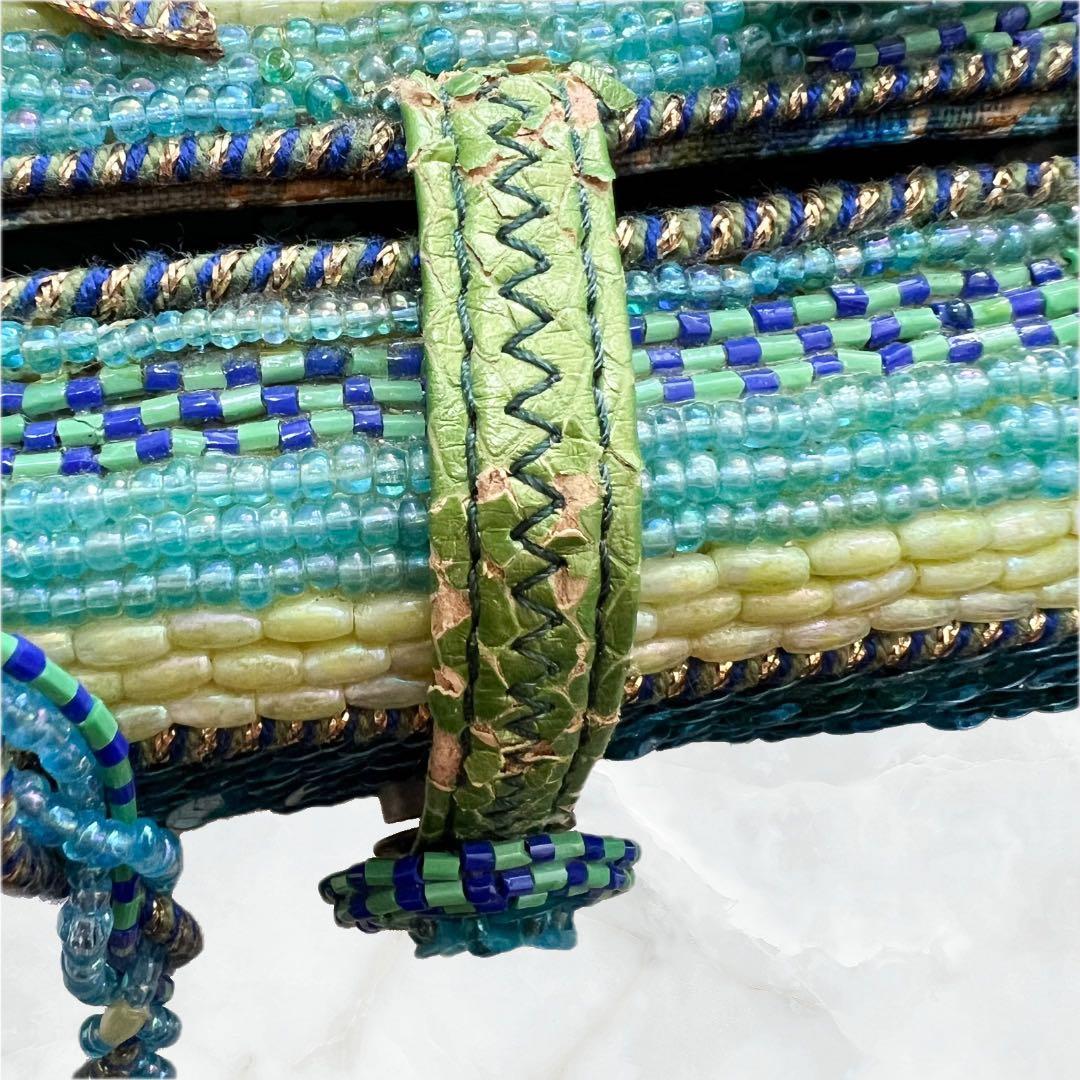 MARY FRANCES ビーズ刺繍 ショルダー パーティーバッグ