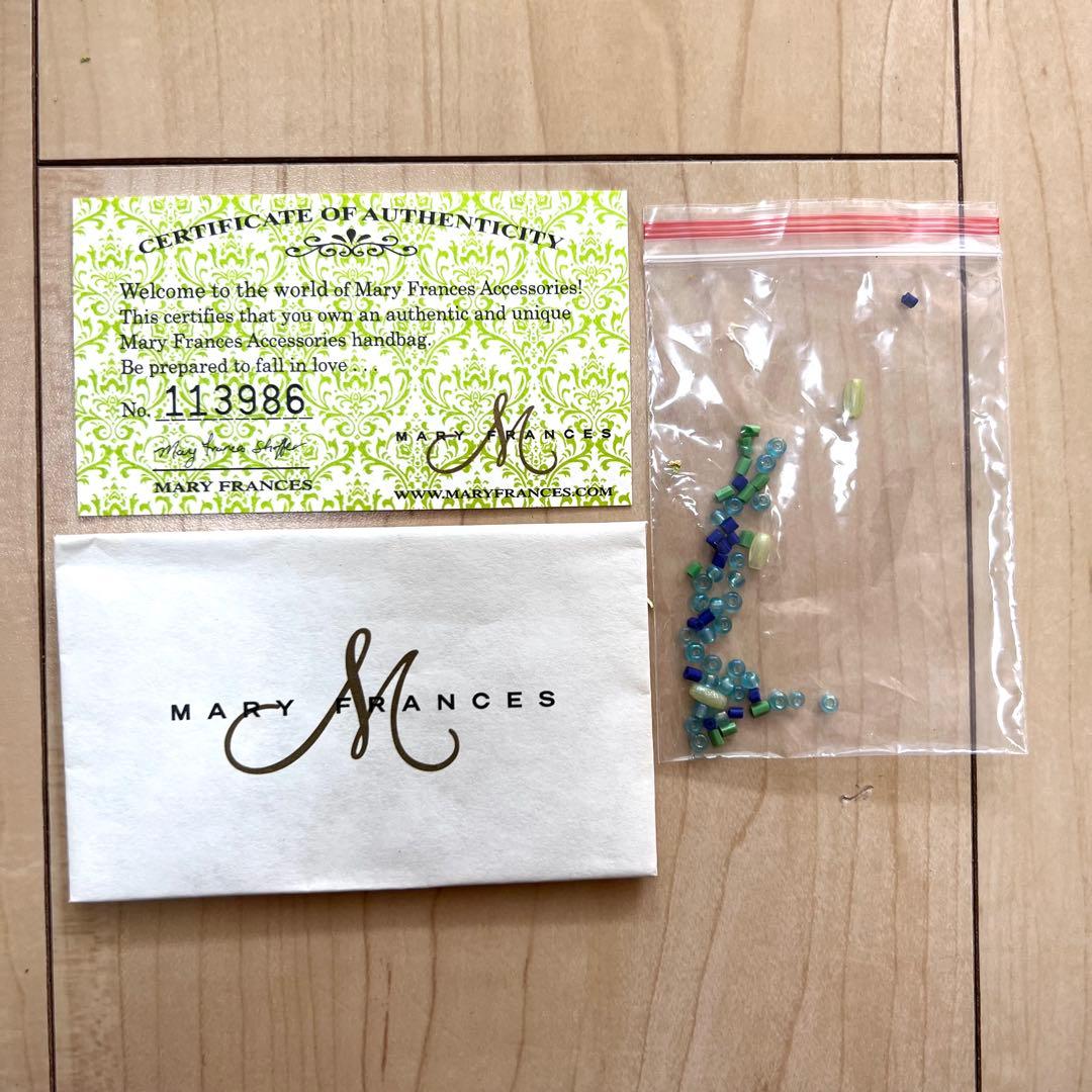 MARY FRANCES ビーズ刺繍 ショルダー パーティーバッグ