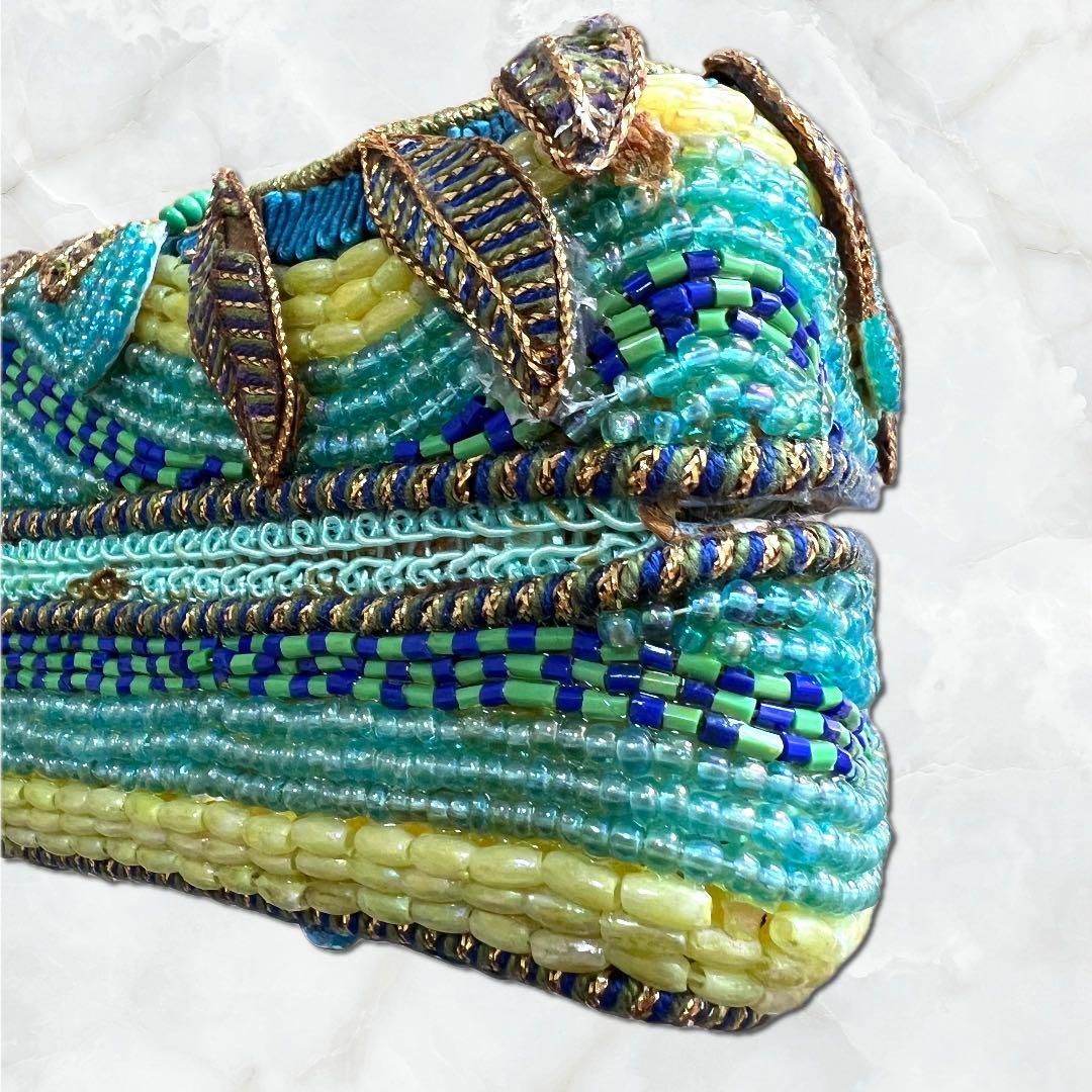 MARY FRANCES ビーズ刺繍 ショルダー パーティーバッグ