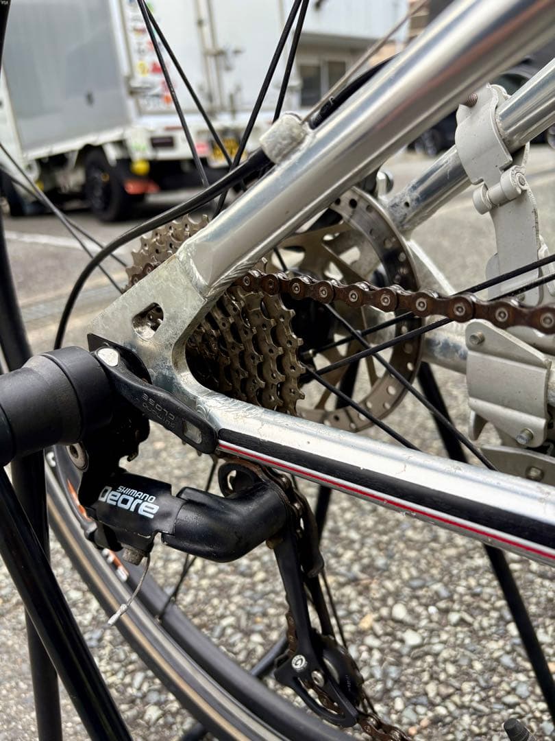 超激レアAZONICのMTB DEORE油圧ディスク 往年の名車 すぐ乗れます