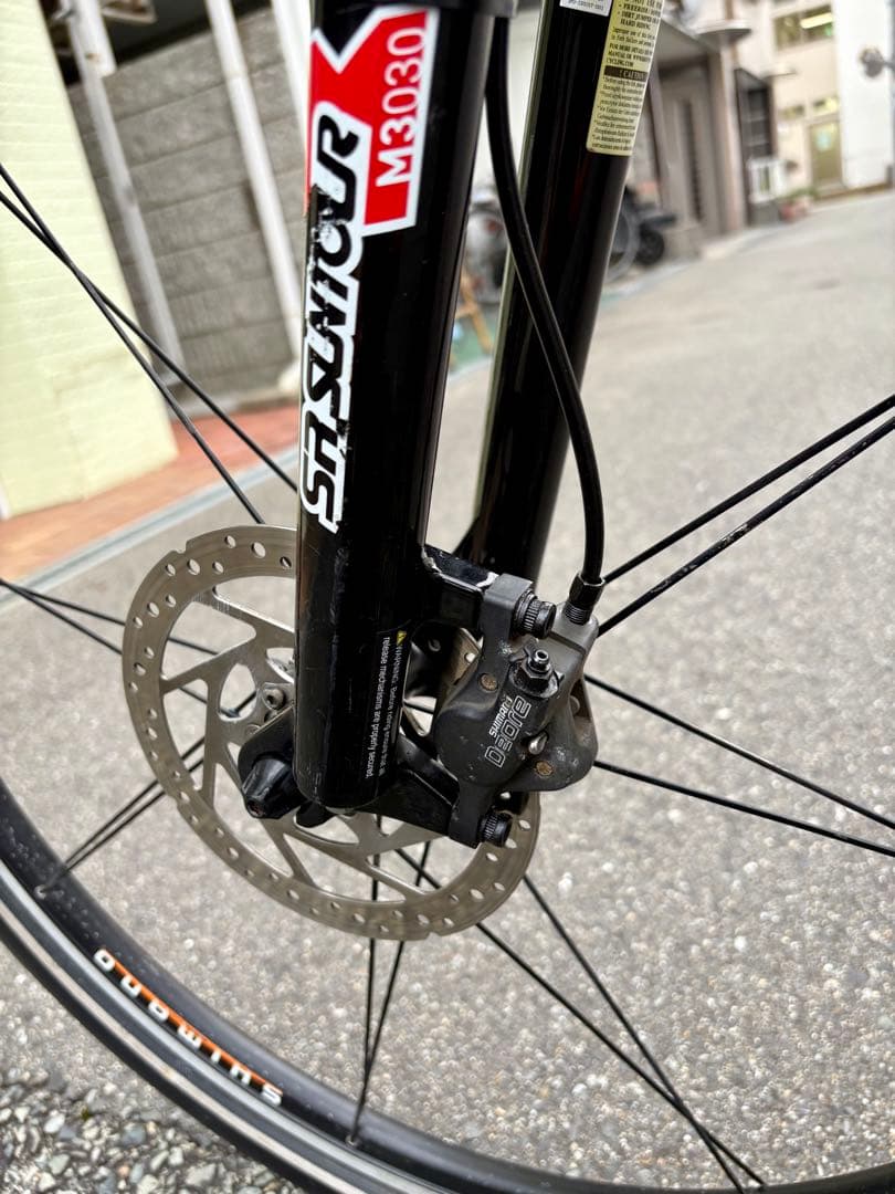 超激レアAZONICのMTB DEORE油圧ディスク 往年の名車 すぐ乗れます