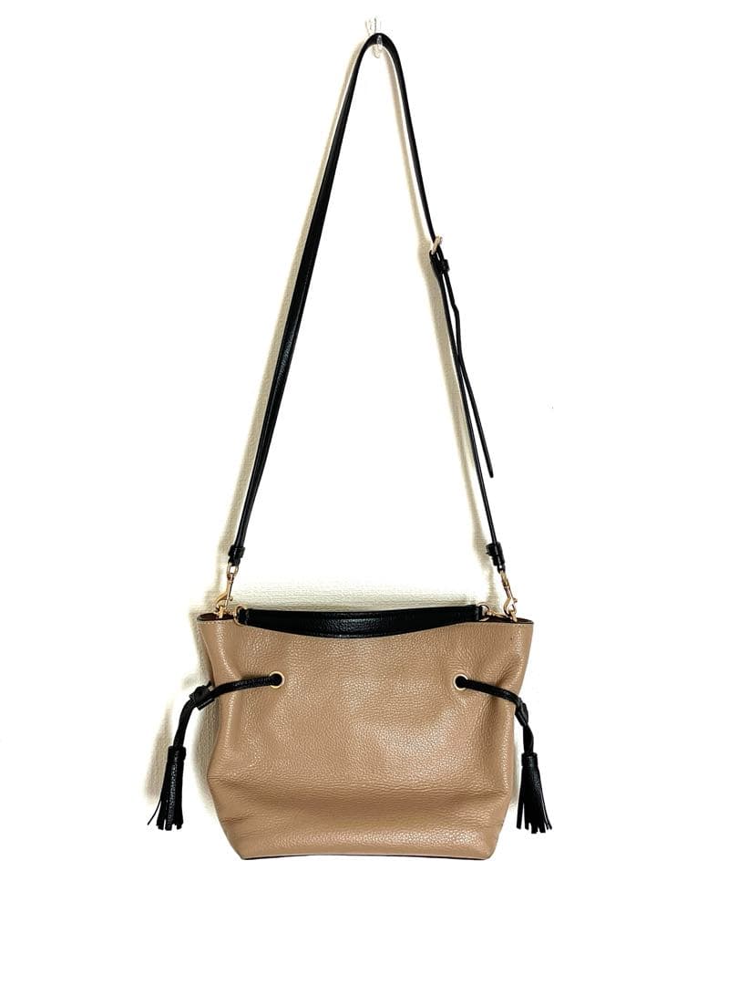 COACH アンディ　2way クロスボディーバック　ベージュ　レザー　本革