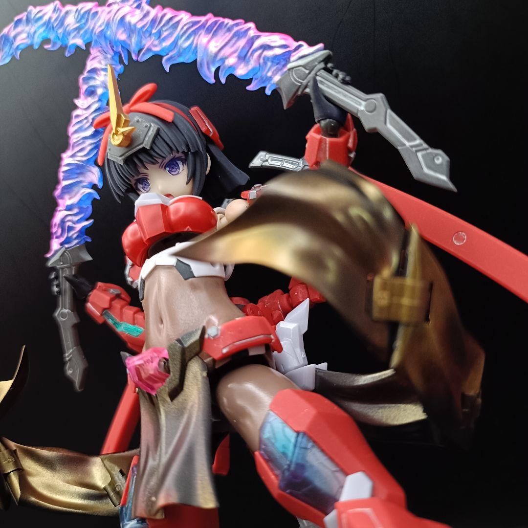 フレームアームズ・ガール　マガツキ崩天　コトブキヤ　塗装完成品　美少女プラモデル フレームアームズ・ガール マガツキ 崩天(マガツキ 崩天): プラモデル