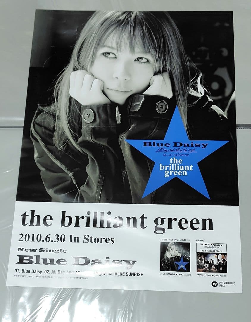 B2ポスター Blue Daisy the brilliant green ↓