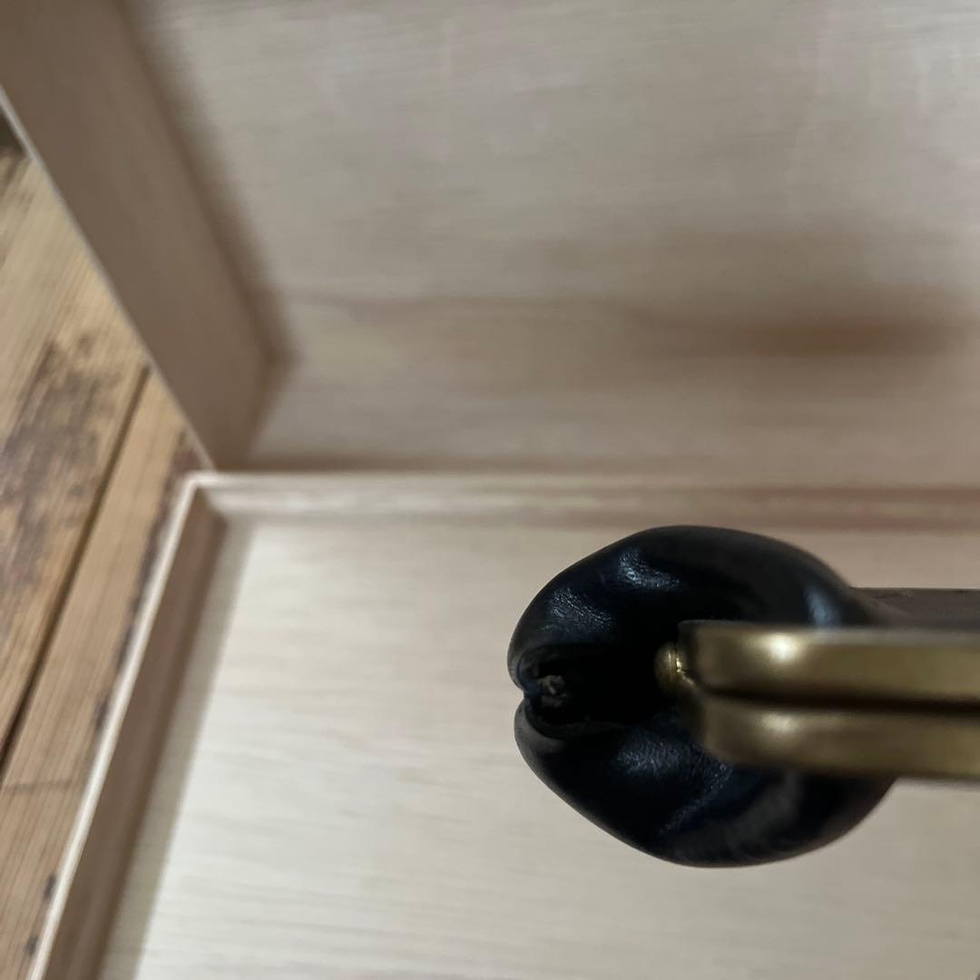 本革がま口財布