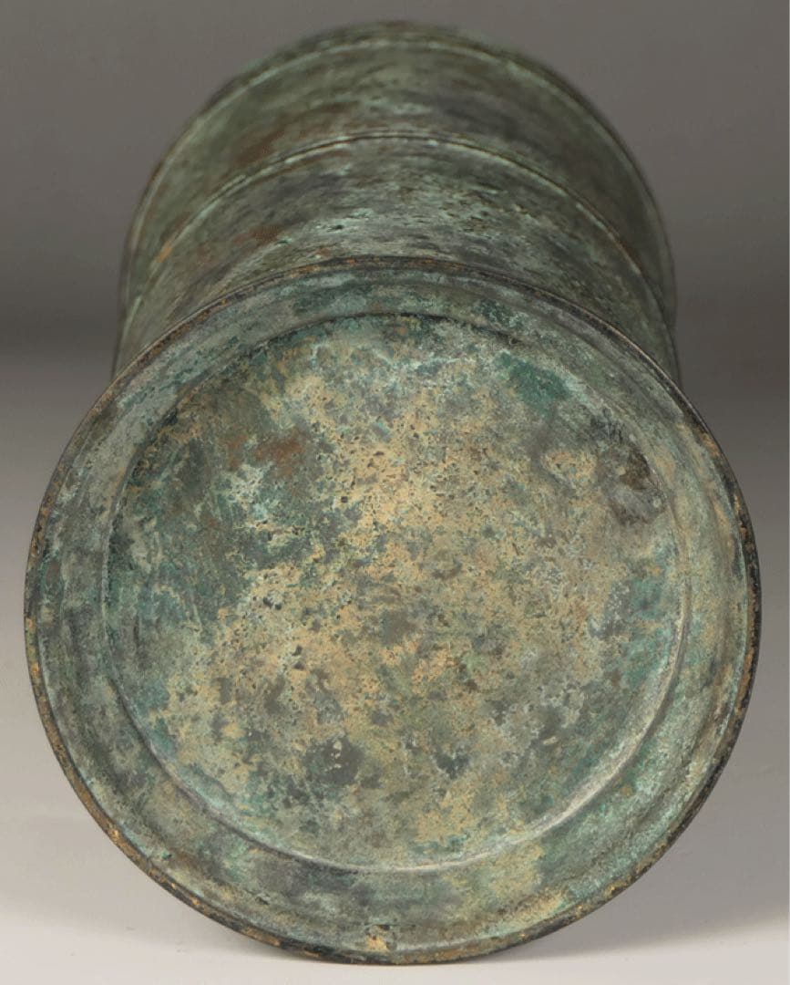 ★【 金銅経筒 】経塚埋納品 埋納物 仏教美術 古美術 波兎 民芸 民藝 柳宗悦