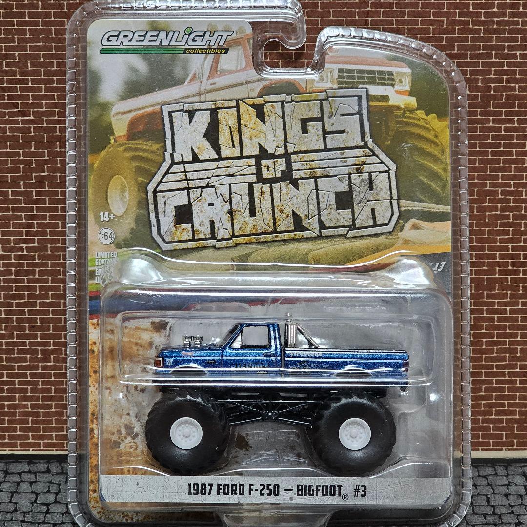 グリーンライト　ビッグフット　#3　モンスタートラック　ビッグタイヤ　1/64