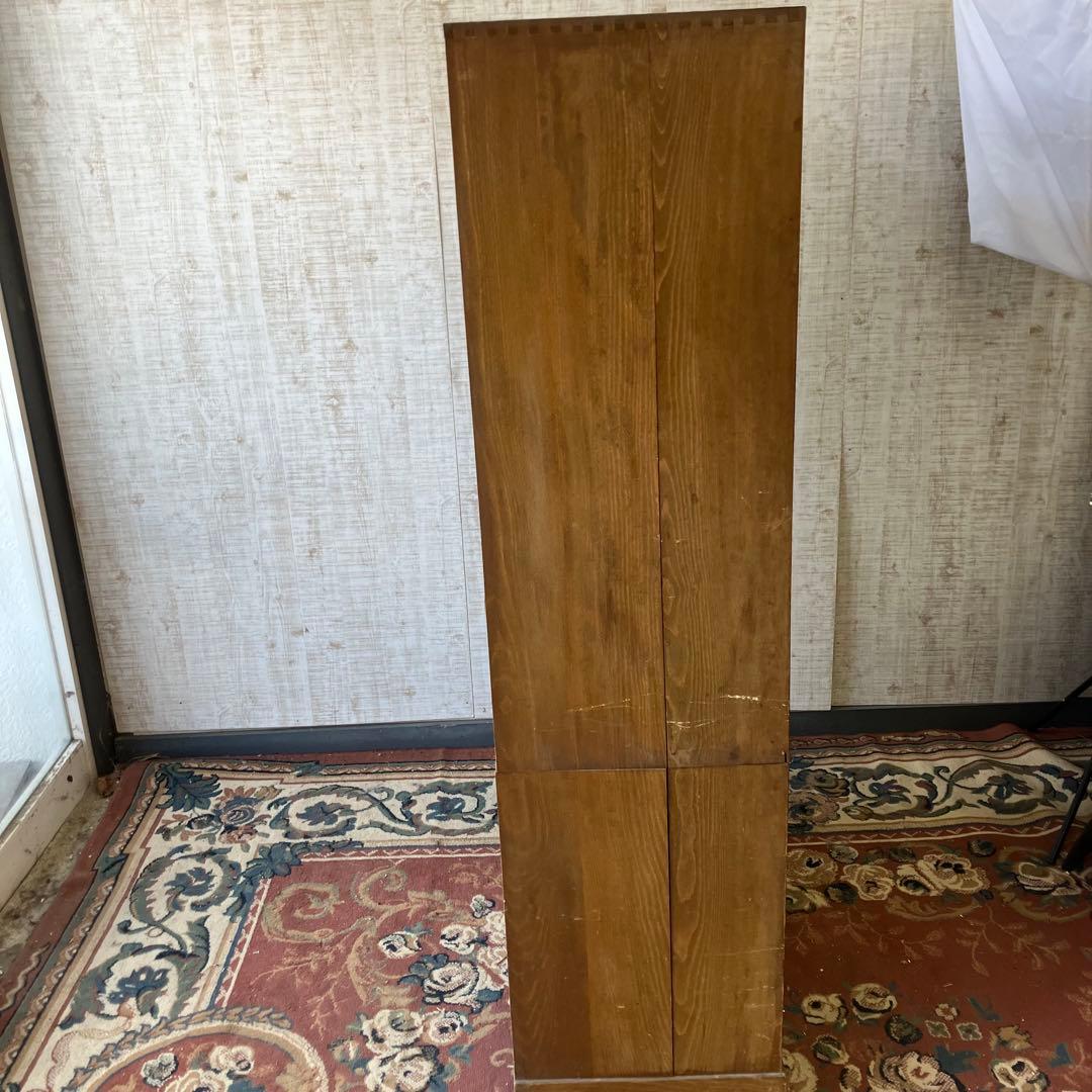 昭和レトロ 茶箪笥 茶棚 ガラス扉 サイドボード 古家具 飾り棚