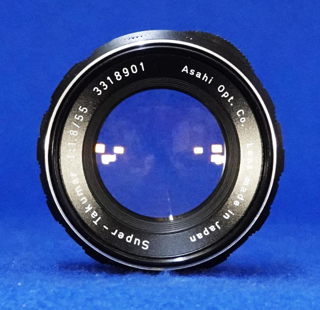 3318901　極上美品＆フレア後期型Super-Takumar F1.8/55