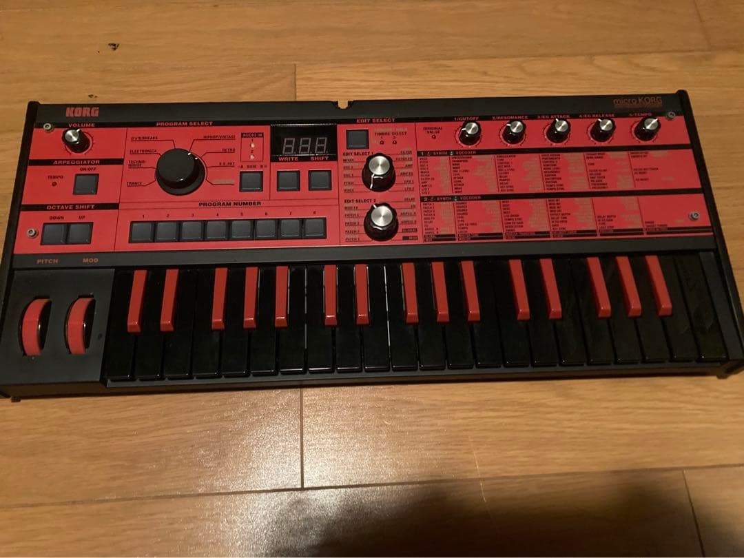 microKORG-BKRD 限定色 Korg Microkorg BKRD Black x Red limited