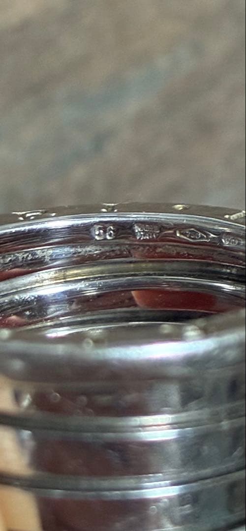 BVLGARI 〈ブルガリ〉ホワイトゴールド　ビーゼロワン15号　ジュエリー