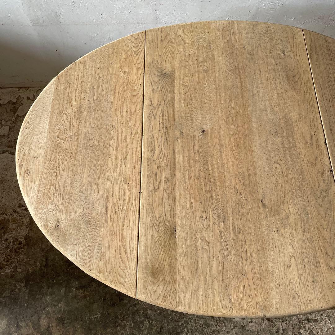 年末・年始SALE ビンテージ　ドロワーゲートレッグテーブル 剥離