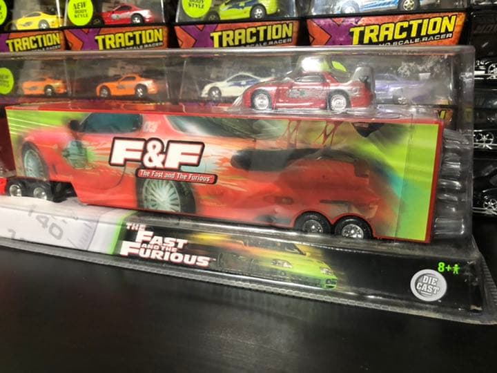 【超希少】ワイルドスピード ミニカー トレーラー with RX-7