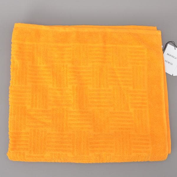 未使用◇ボッテガヴェネタ ビーチタオル袋付 イントレチャート