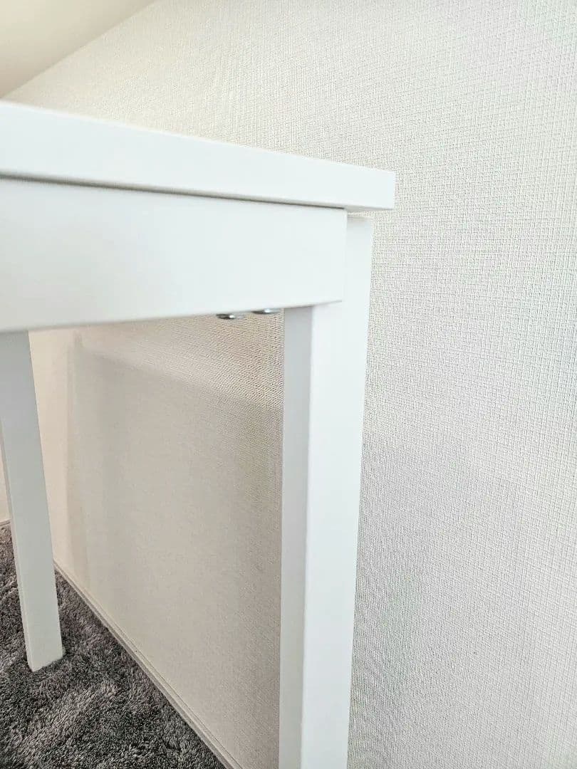 IKEA ダイニングテーブル VANGSTA 伸縮テーブル ホワイト