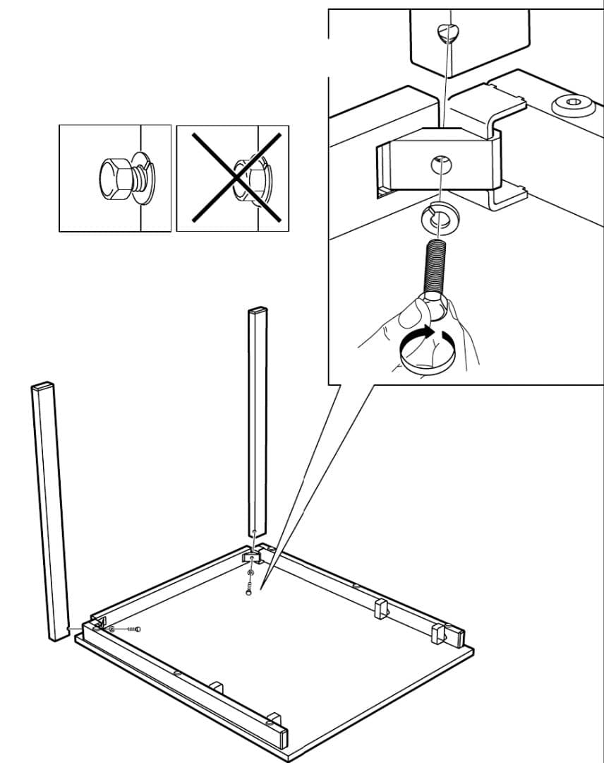 IKEA ダイニングテーブル VANGSTA 伸縮テーブル ホワイト