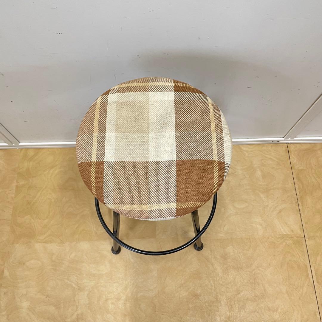 関家具 回転スツール クラッシュゲート 椅子 丸イス チェア アイアン 鉄脚