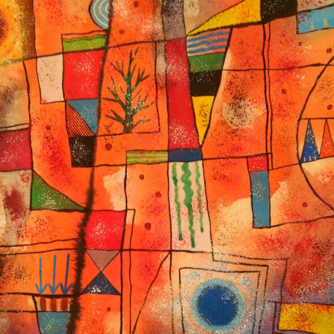 水彩画 construction24　F8号