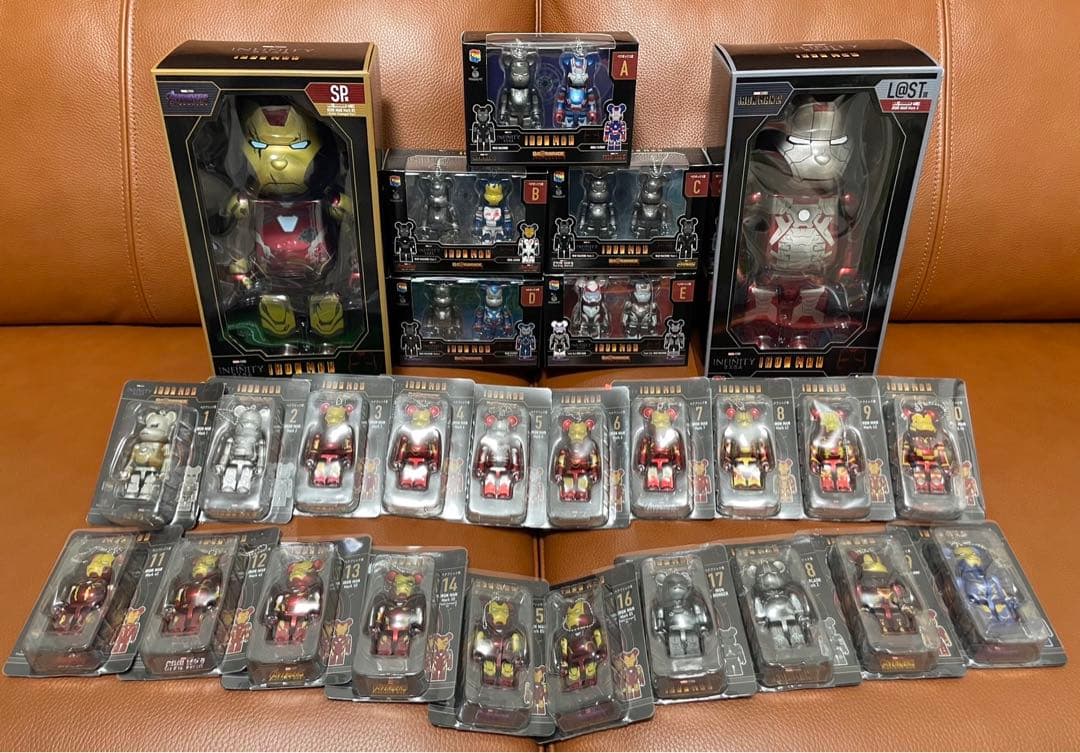 アイアンマンベアブリックHappyくじ27種類コンプリート品