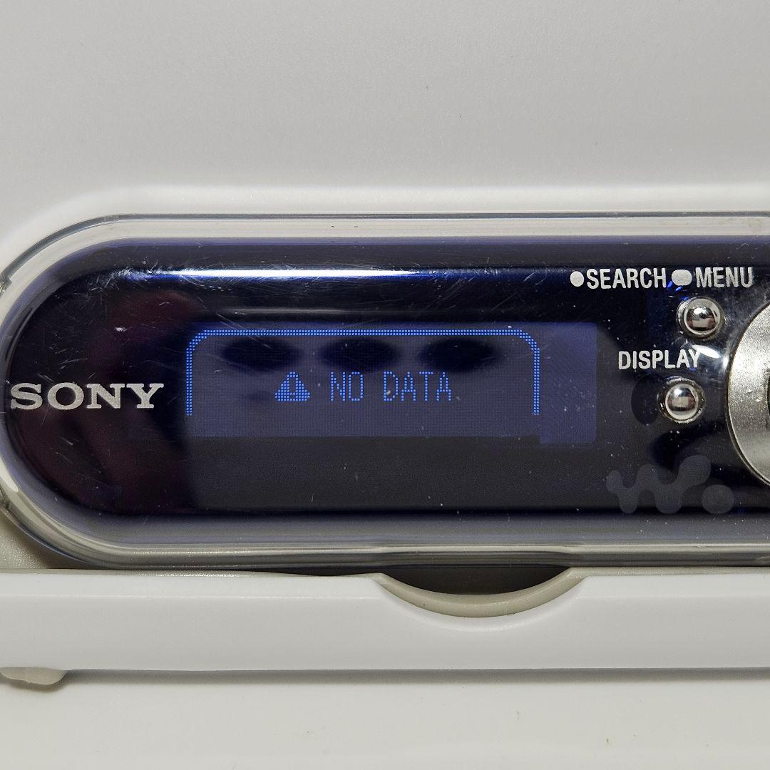 美品 WALKMAN NW-E405 512MB パープル 本体 充電ケーブル SONY WALKMAN