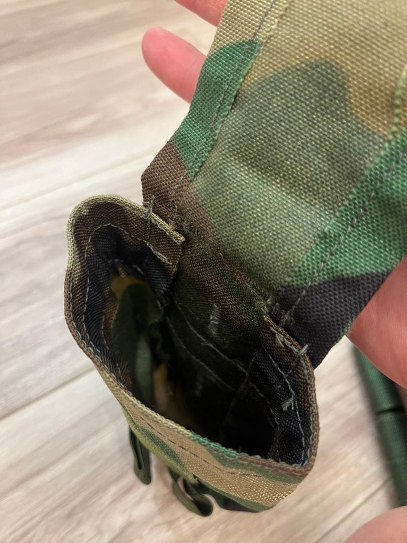 実物 LBX-0094 プレートキャリア ウッドランド サバゲー 装備 ポーチ類