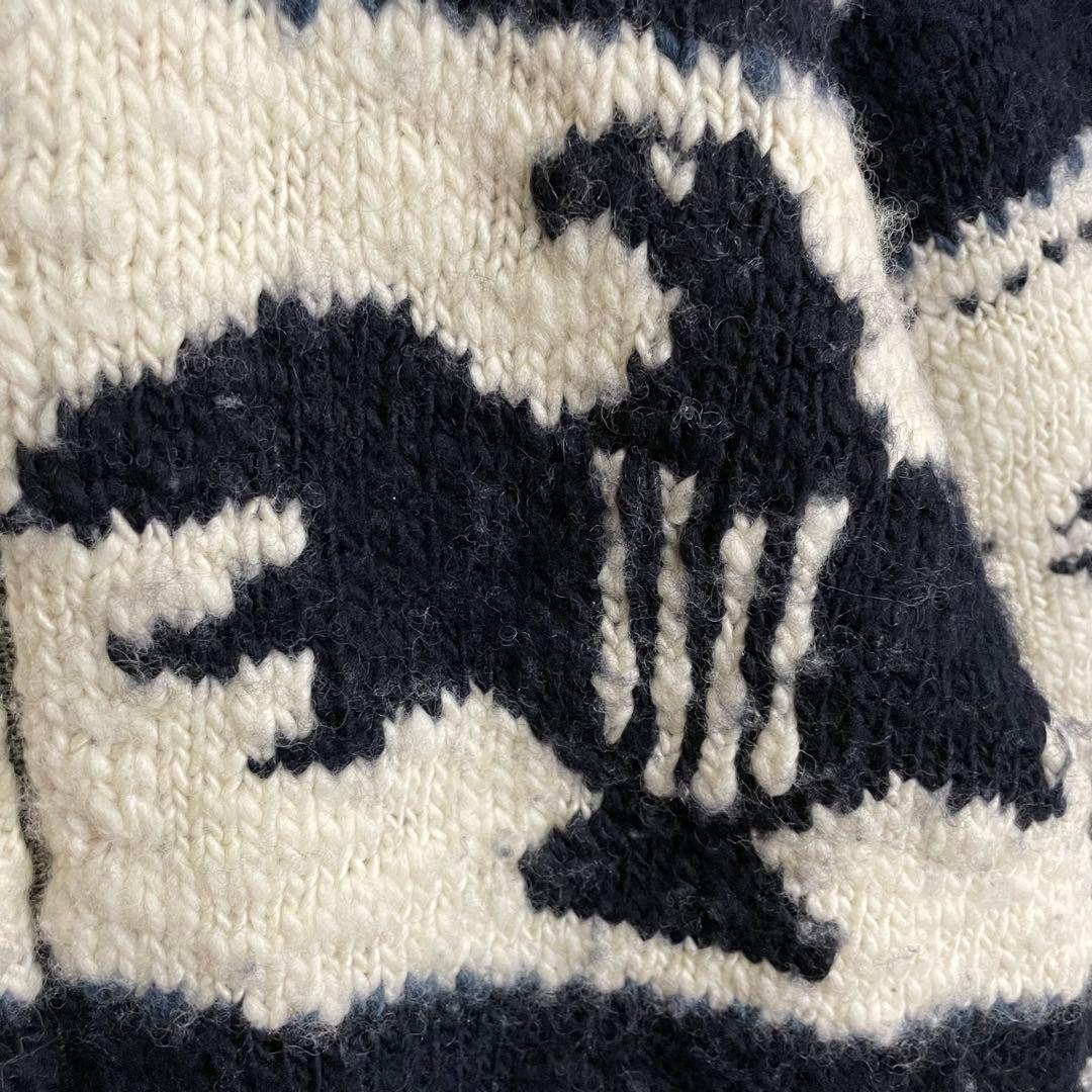 【希少モデル】ラルフローレン　サンダーバード柄　ジップニットジャケット　XL