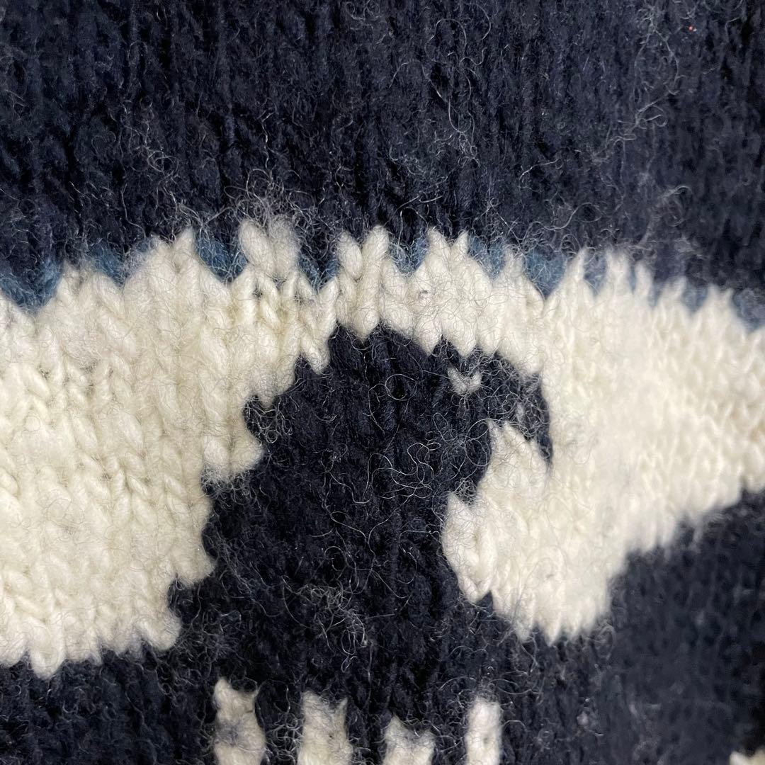 【希少モデル】ラルフローレン　サンダーバード柄　ジップニットジャケット　XL