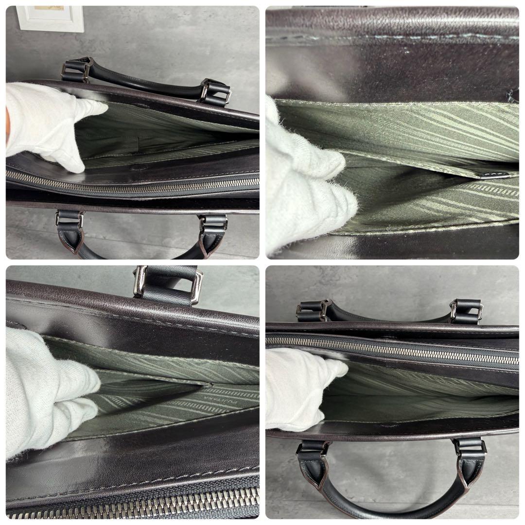 【極美品】FUJITAKA 本革 2way ブリーフケース オールレザー A4可